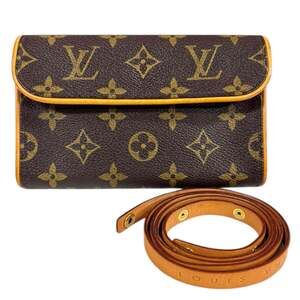 LOUIS VUITTON Brown Monogram Canvas Pochette Fanny Pack